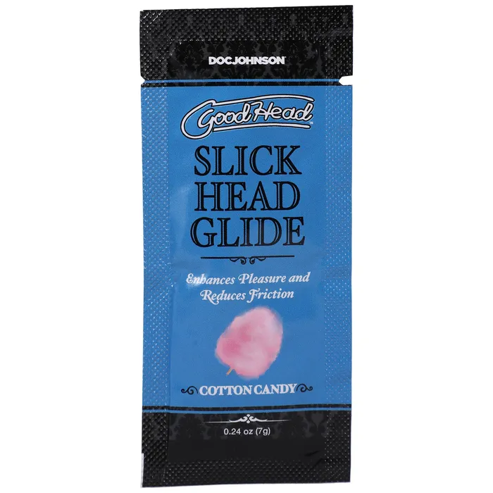 Enhancers Doc Johnson Goodhead Slick Head Glide Cotton Candy 024 Oz
