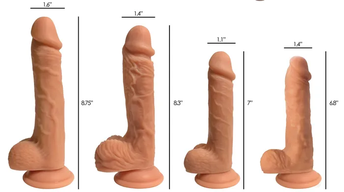 Female Sex Toys EASY RIDERS 8 DUAL DENSITY SILICONE DILDO WITH BALLS Easy Riders Female Sex Toys EASY RIDERS 8 DUAL DENSITY SILICONE DILDO WITH BALLS Easy Riders