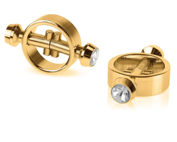 Fetish Fantasy Gold Magnetic Clamps Gold Pipedream Female Sex Toys