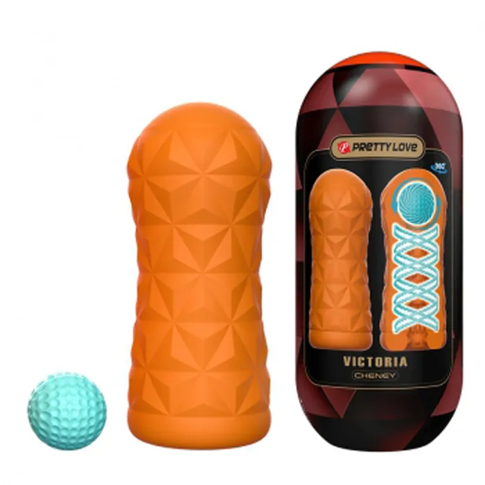 Male Sex Toys Pretty Love Victoria Masturbator Orange