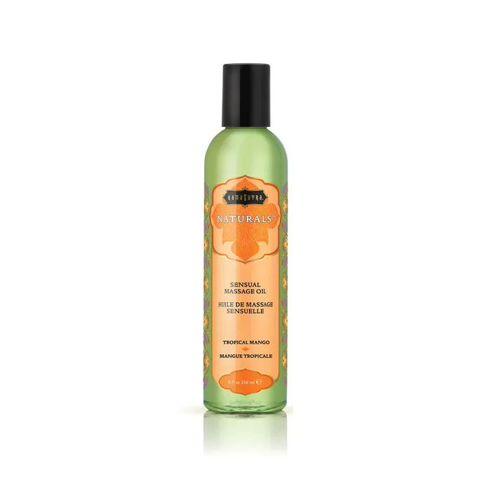 Naturals Massage Oil Tropical Mango 8 Fl Oz Kama Sutra Couples