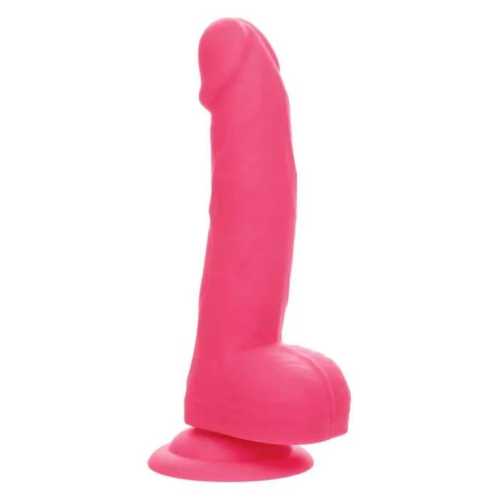 Neon Silicone Studs 6 Inch Pink CalExotics Anal