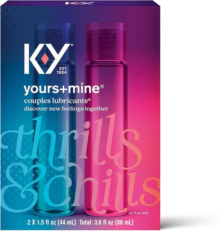 Paradise Marketing KY Yours and Mine Couples Lubricant Vibrators