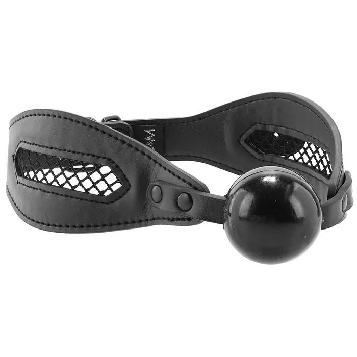 Pink Cherry Couples Sex Mischief Fishnet Ball Gag