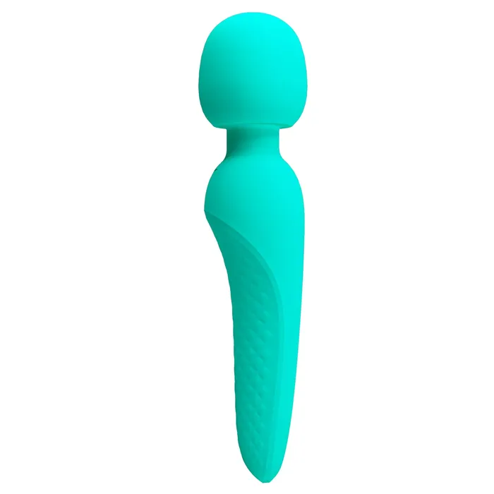 Pretty Love Female Sex Toys Meredith Super Soft Silicone Wand Turquoise