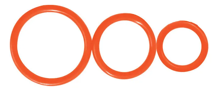 Rooster Female Sex Toys Control Rings Orange