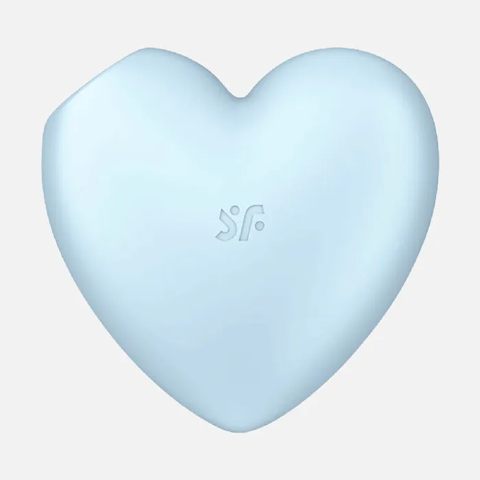 Satisfyer Vibrators Cutie Heart Air Pulse Clitorial Stimulator Blue Satisfyer Vibrators Cutie Heart Air Pulse Clitorial Stimulator Blue