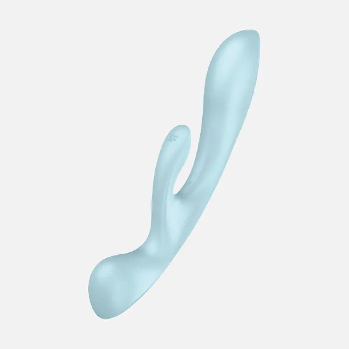 Satisfyer Vibrators Triple Oh Rabbit Vibrator Light Blue3009