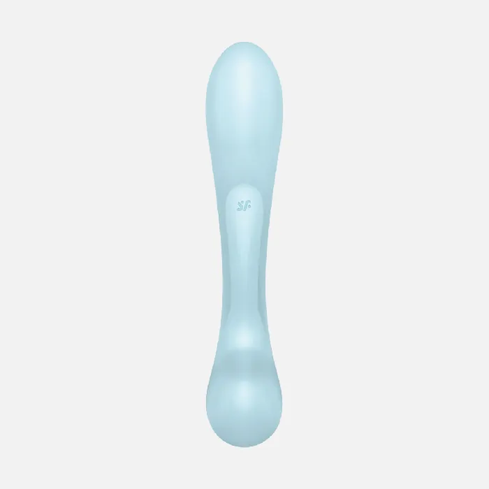 Satisfyer Vibrators Triple Oh Rabbit Vibrator Light Blue3009 Satisfyer Vibrators Triple Oh Rabbit Vibrator Light Blue3009