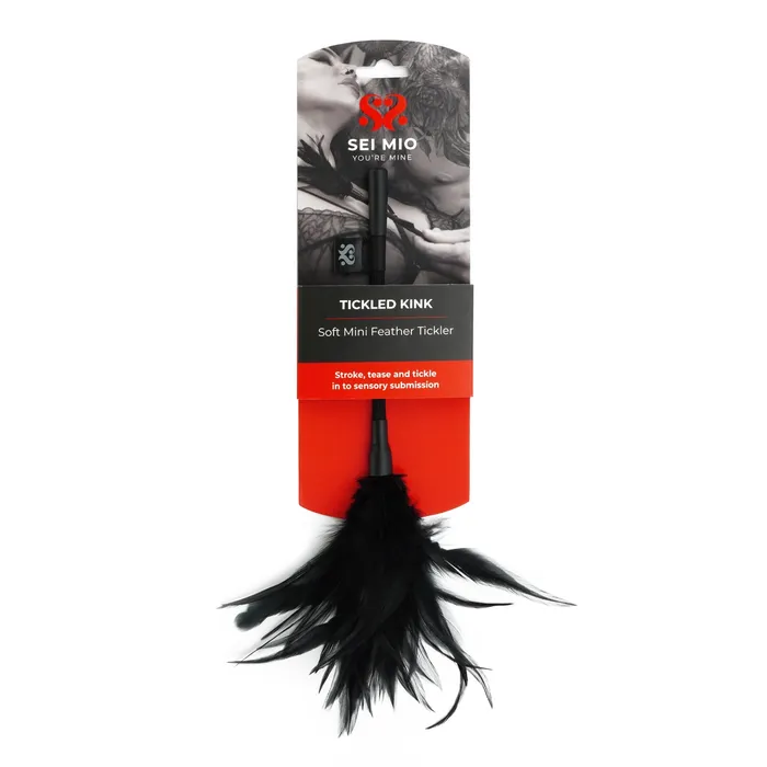 SEI MIO Female Sex Toys Tickled Kink Soft Mini Feather Tickler