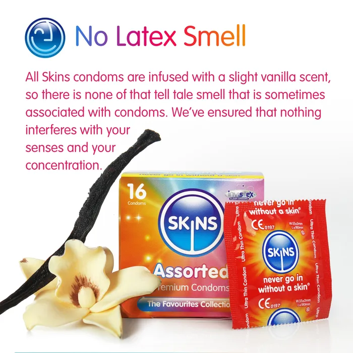 Skins Condoms Assorted 12 Pack Skins Female Sex Toys