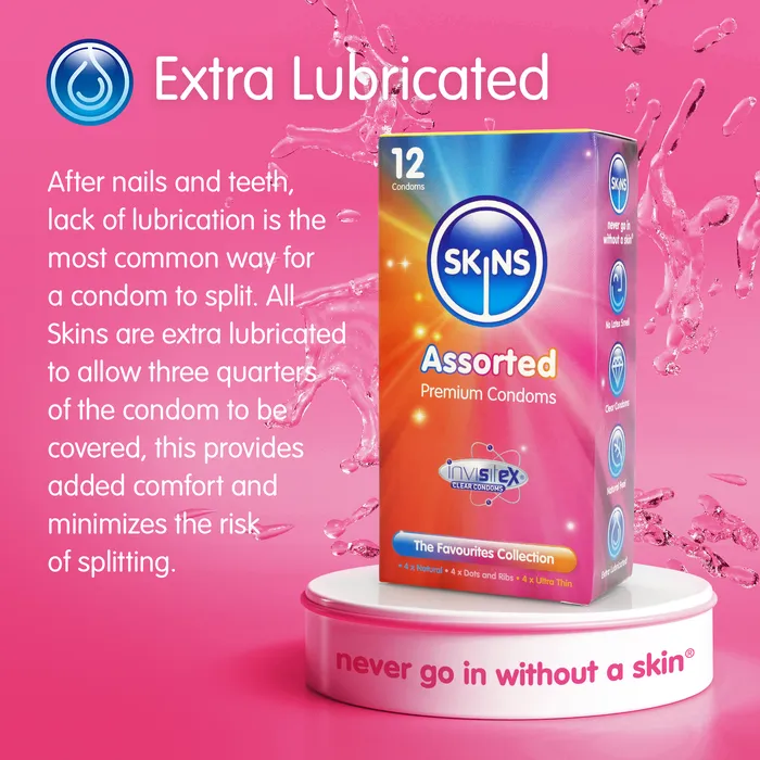 Skins Condoms Assorted 12 Pack Skins Female Sex Toys