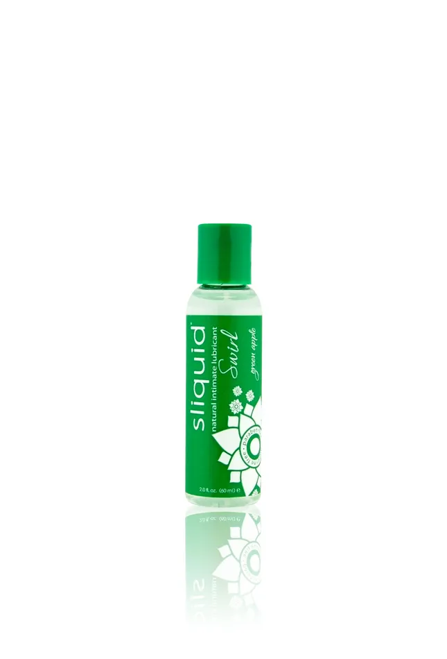 Sliquid Anal Naturals Swirl Green Apple 20 Fl Oz 59 ml