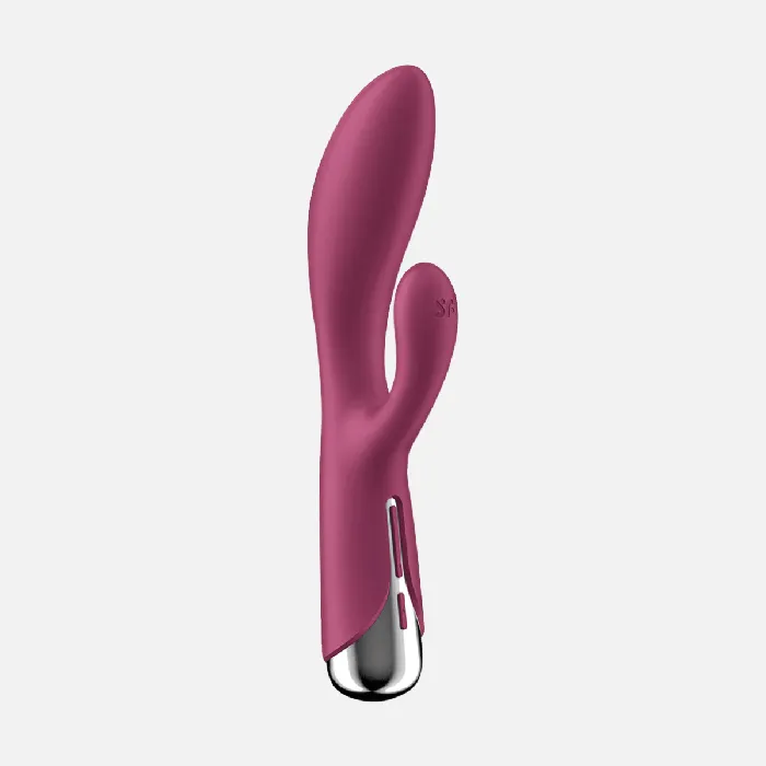 Spinning Rabbit Vibrator Red Satisfyer Vibrators Spinning Rabbit Vibrator Red Satisfyer Vibrators