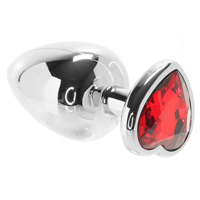 Three Hearts Aluminum Anal Plug Set Pink Cherry Anal