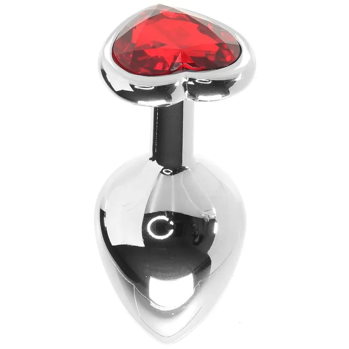 Three Hearts Aluminum Anal Plug Set Pink Cherry Anal