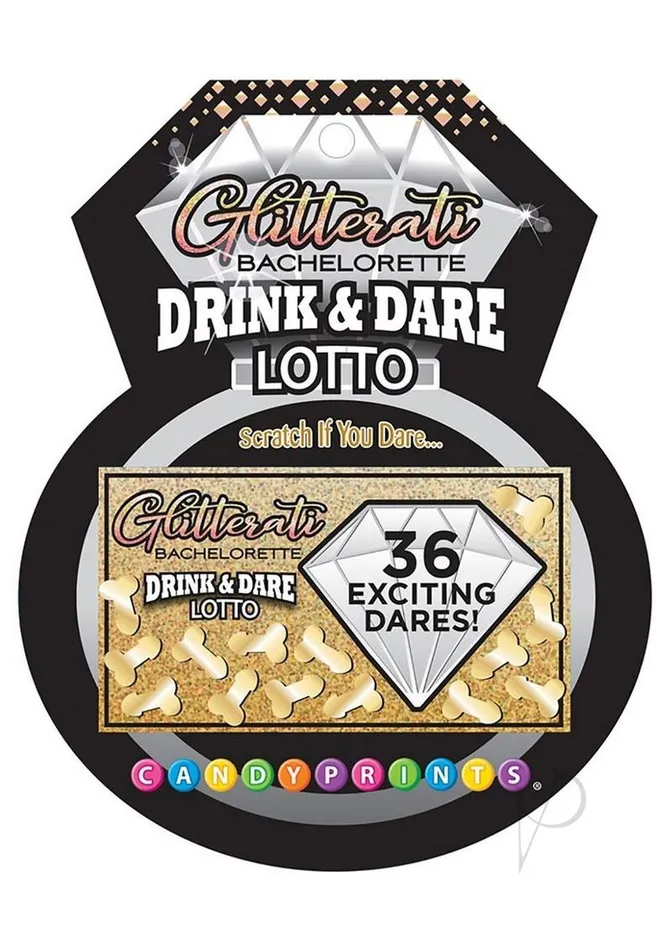 Adult Party And Games Gliterati Bachelorette Drink and Dare Lotto Game Games