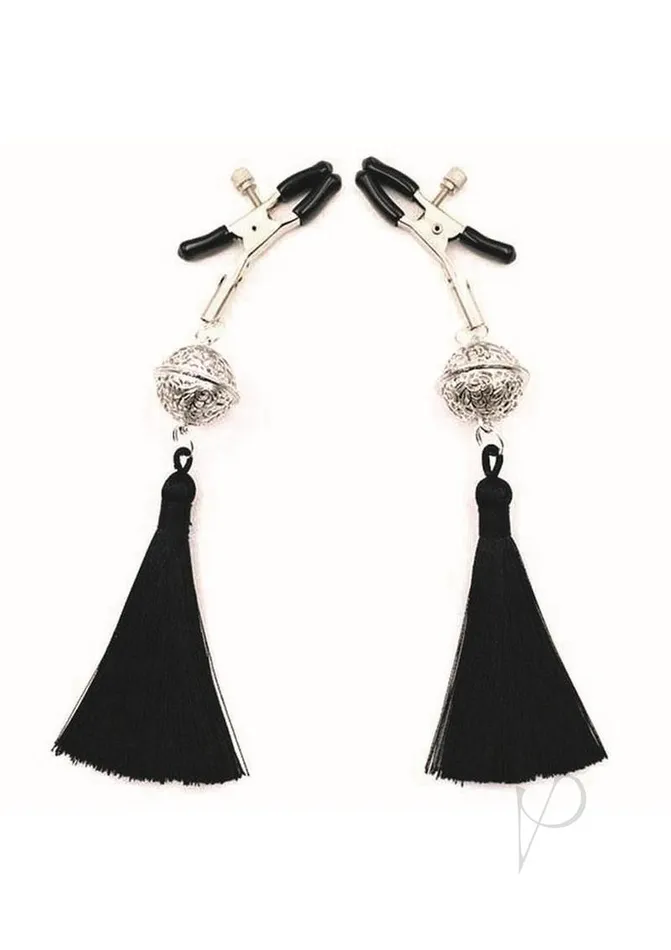 Anal Af Sexy AF Nipple Clamps Tassles Black Anal Af Sexy AF Nipple Clamps Tassles Black