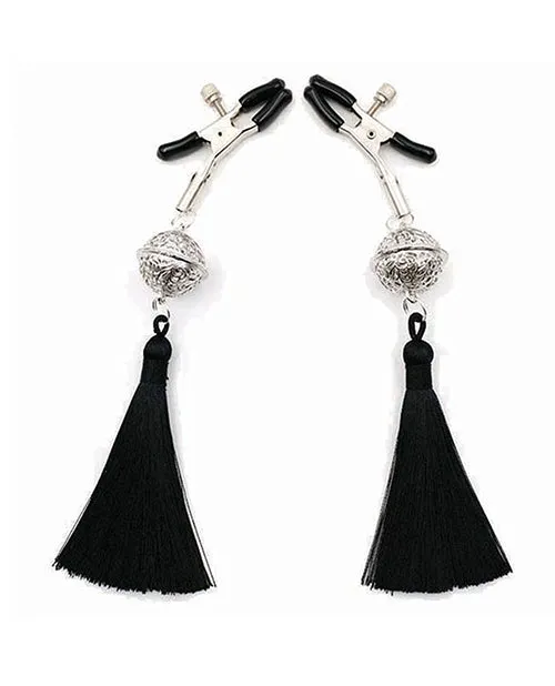Anal Af Sexy AF Nipple Clamps Tassles Black Anal Af Sexy AF Nipple Clamps Tassles Black