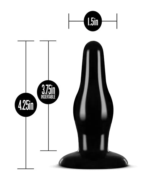 Anal Anal Adventures Anal Adventures Pleasure Butt Plug Black Anal Anal Adventures Anal Adventures Pleasure Butt Plug Black