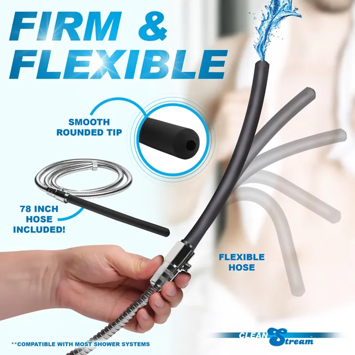 Anal CleanStream EZFlow Silicone Shower Enema Set