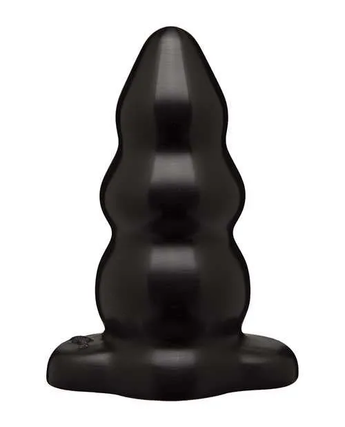 Anal Doc Johnson Triple Ripple Butt Plug Large Black Anal Doc Johnson Triple Ripple Butt Plug Large Black