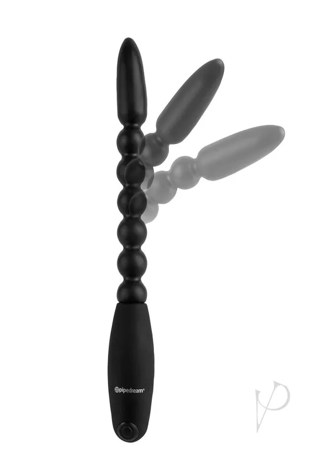 Anal Fantasy Collection Anal Fantasy Collection Flexa Pleaser Power Beads Waterproof 7in Black Anal