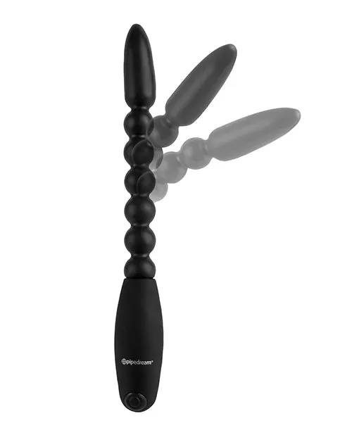 Anal Fantasy Collection Anal Fantasy Collection Flexa Pleaser Power Beads Waterproof 7in Black Anal