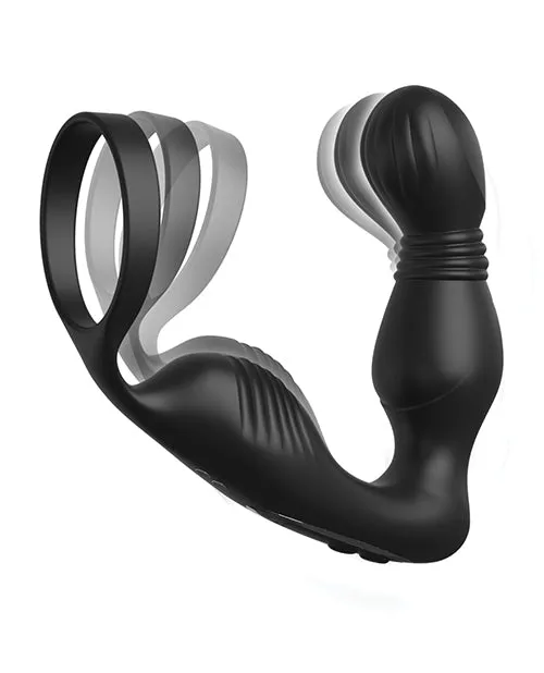 Anal Fantasy Elite AssGasm Pro Rechargeable Silicone PSpot Milker Black Anal Fantasy Elite Anal