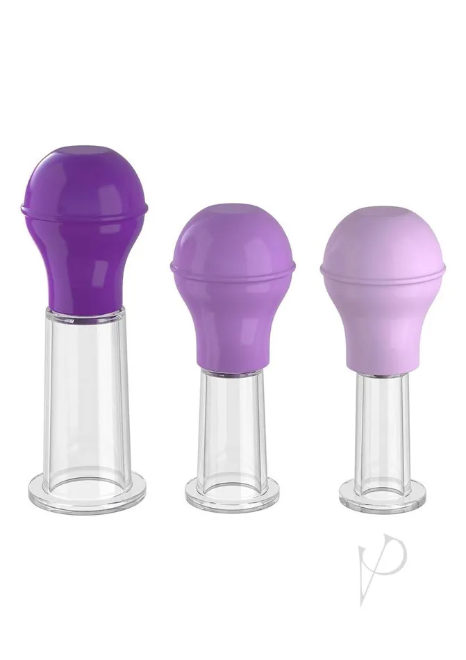 Anal Fantasy For Her Fantasy For Her Nipple Enhancer Set 3 Size Kit Silicone Purple