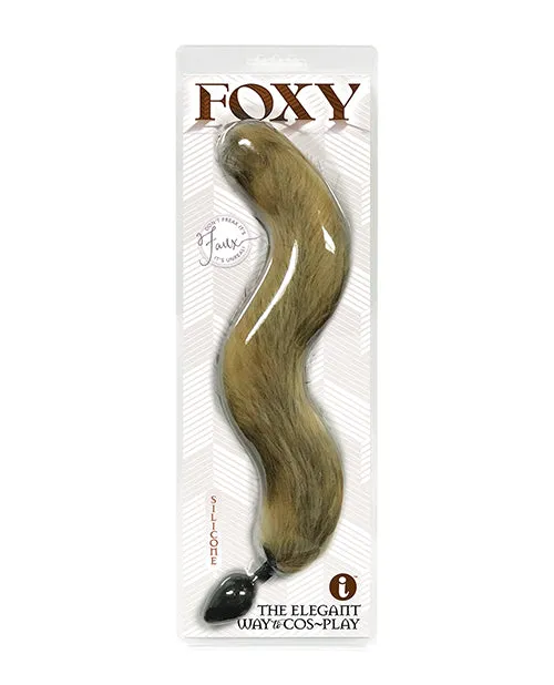 Anal Foxy Foxy Silicone Fox Tail Butt Plug Gold Anal Foxy Foxy Silicone Fox Tail Butt Plug Gold