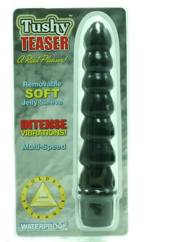 Anal Golden Triangle Tushy Teaser Waterproof Anal Probe Black