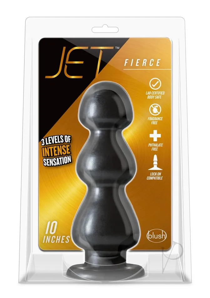 Anal Jet Jet Fierce Butt Plug Carbon Metallic Black