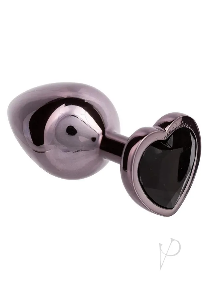 Anal Jewel Jewel Black Diamond Heart Anal Plug Large Black Anal Jewel Jewel Black Diamond Heart Anal Plug Large Black