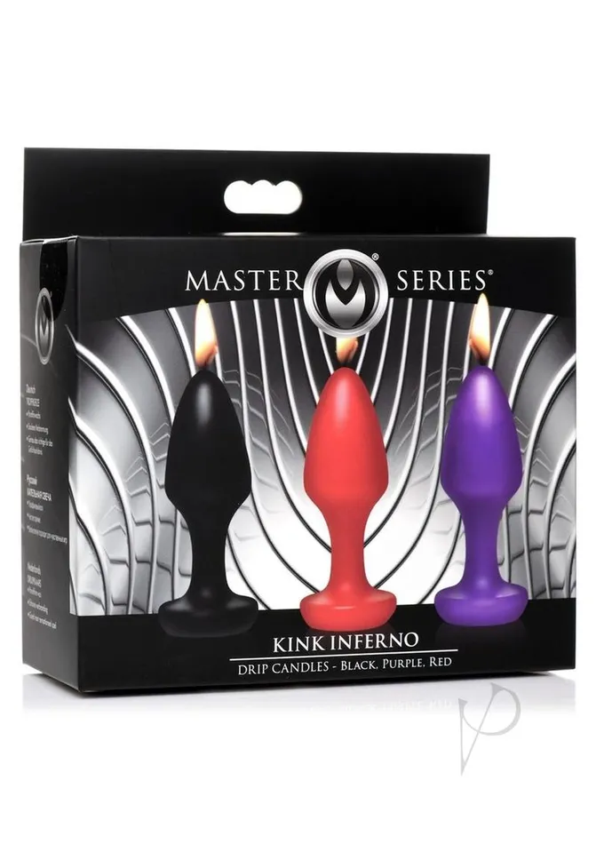 Anal Master Series Master Series Kink Inferno Drip Candles BlackPurpleRed