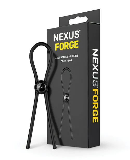 Anal Nexus Nexus Forge Single Lasso Adjustable Silicone Cock Tie Black Anal Nexus Nexus Forge Single Lasso Adjustable Silicone Cock Tie Black