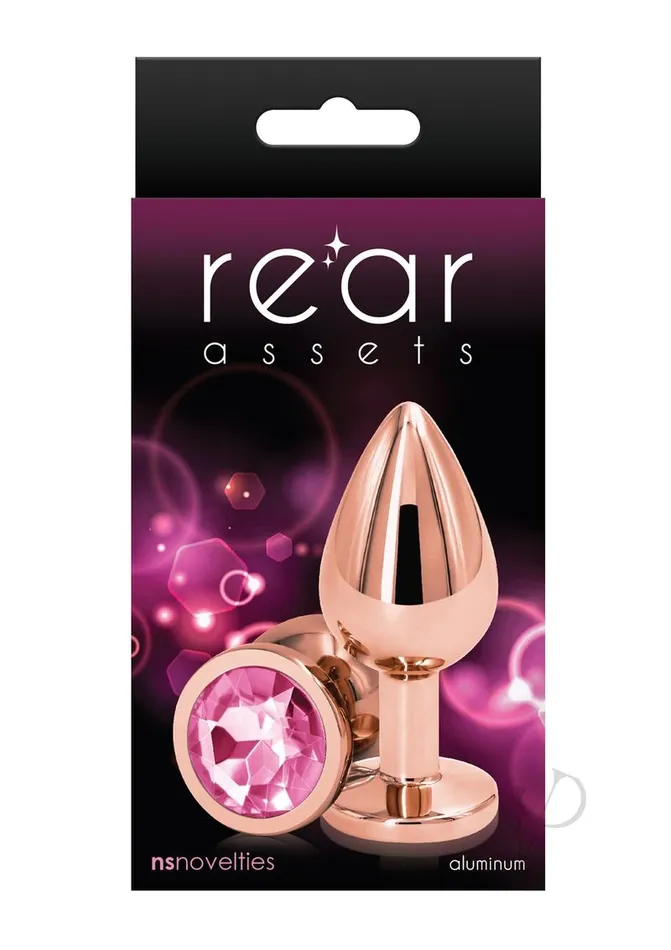 Anal Rear Assets Rear Assets Rose Gold Anal Plug Medium Pink