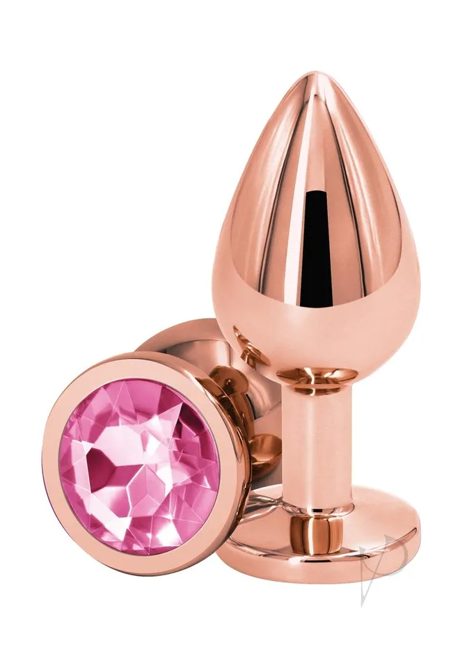 Anal Rear Assets Rear Assets Rose Gold Anal Plug Medium Pink