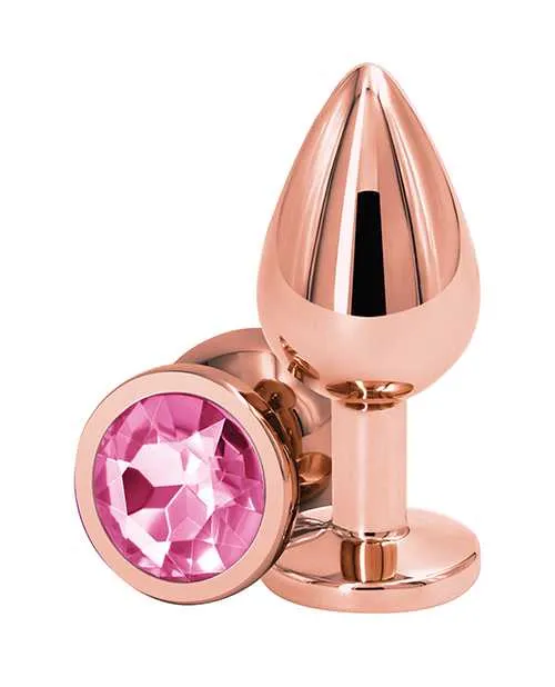 Anal Rear Assets Rear Assets Rose Gold Anal Plug Medium Pink