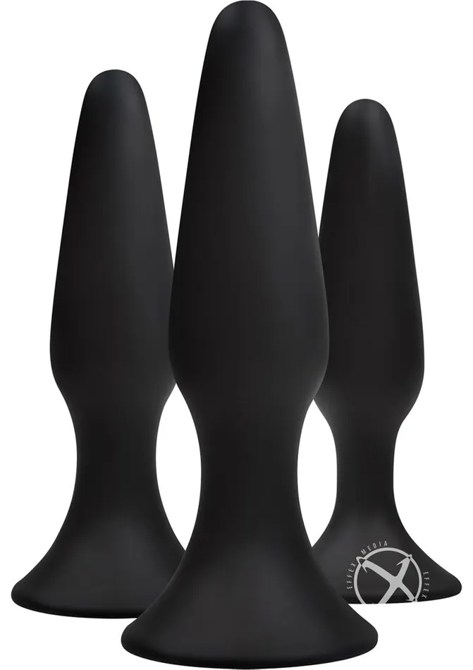 Anal Renegade Renegade Sliders Trainer Anal Plugs set of 3 Black Anal Renegade Renegade Sliders Trainer Anal Plugs set of 3 Black