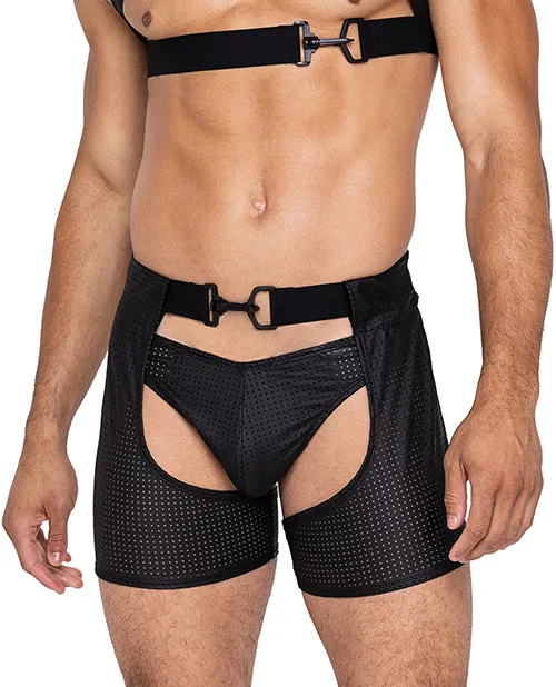 Anal Roma Confidential Master Thong wContoured Pouch Black LG