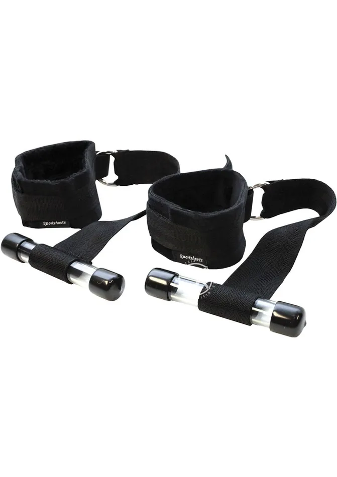 Anal Sportsheets Sportsheets Door Jam Cuffs Black Anal Sportsheets Sportsheets Door Jam Cuffs Black