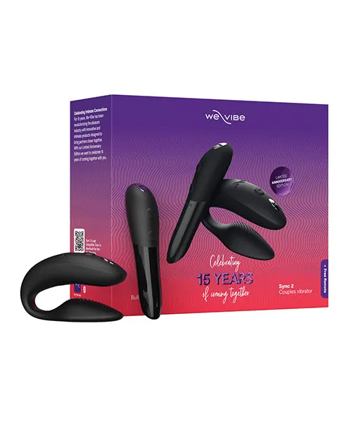 Anal We Vibe WeVibe 15 Year Anniversary Collection Set with Remote Control Black