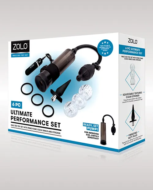 Anal Zolo Zolo Ultimate Performance Set 6 piece Black Anal Zolo Zolo Ultimate Performance Set 6 piece Black