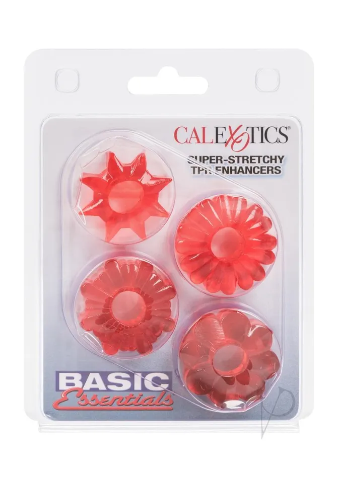 Basic Essentials Super Stretchy Enhancer Cock Rings Red Basic Essentials Dildos Basic Essentials Super Stretchy Enhancer Cock Rings Red Basic Essentials Dildos