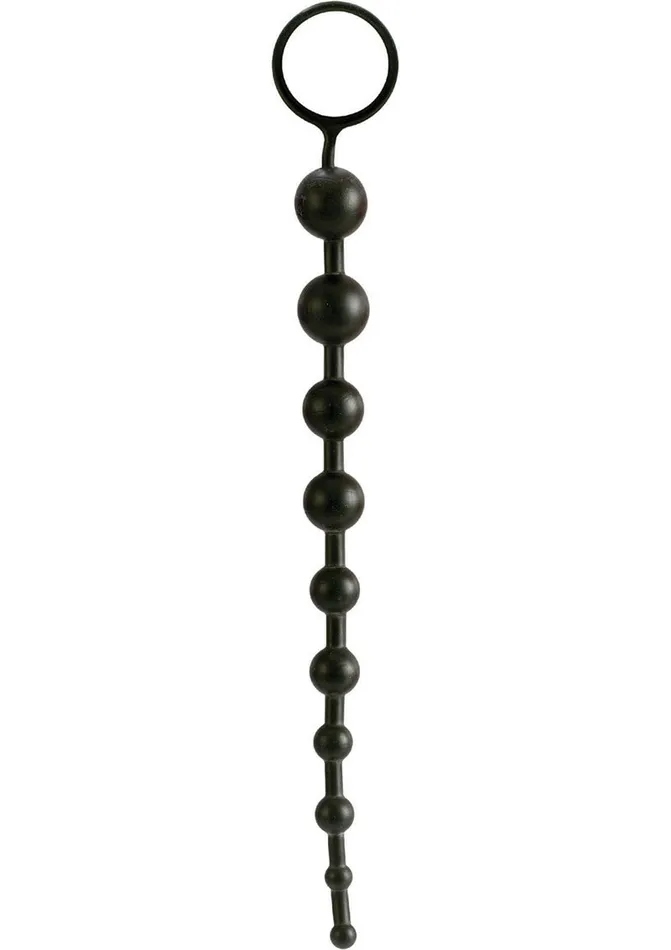 Beads Anal Superior X 10 Anal Beads Black Beads Anal Superior X 10 Anal Beads Black