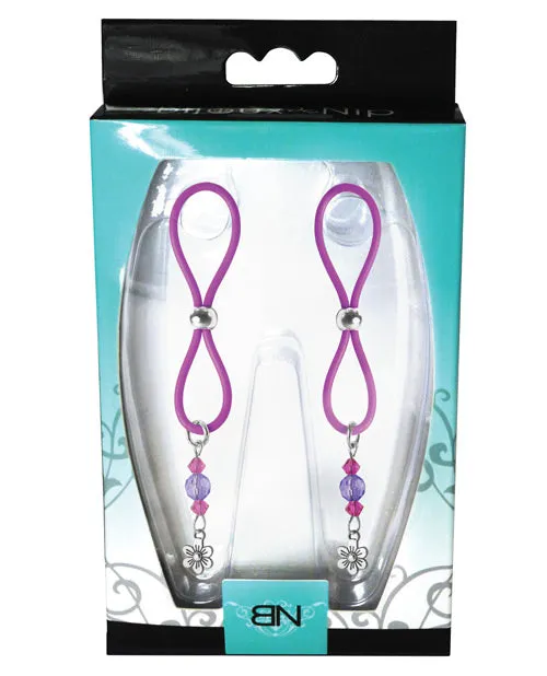Bijoux De Nip Vibrators Bijoux de Nip Nipple Halos Flower Charm Purple Bijoux De Nip Vibrators Bijoux de Nip Nipple Halos Flower Charm Purple