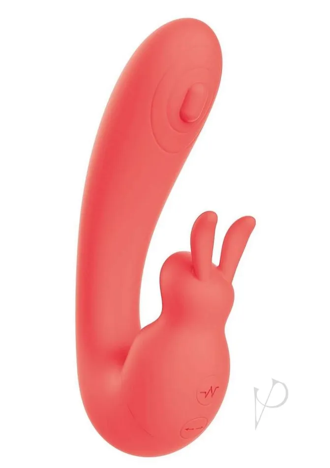 Blaze By Nasstoys Blaze Bunny Thumper Rechargeable Silicone Vibrator Coral Female Sex Toys Blaze By Nasstoys Blaze Bunny Thumper Rechargeable Silicone Vibrator Coral Female Sex Toys