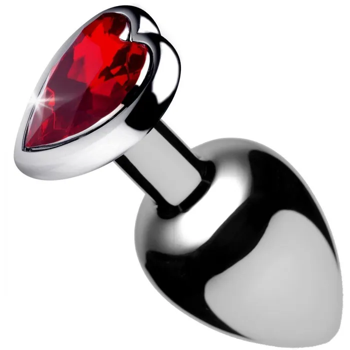 Booty Sparks Red Heart Gem Anal Plug Anal
