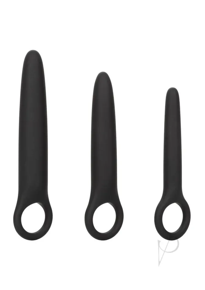 Boundless Anal Boundless Dilator Trio Silicone Dialator Set Black